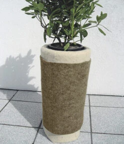 Winter Beschermingsmat Van Schapenwol 'grijs' 200x50 Cm