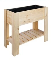 Verhoogde Houten Kweekbak FSC® 6 Verhoogde Houten Kweekbak FSC® - Afbeelding 4